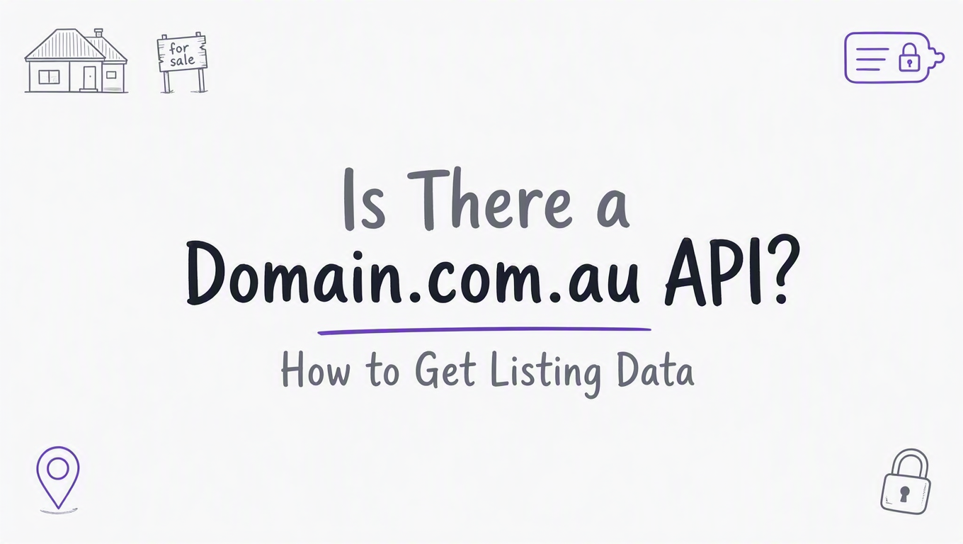 Is There a Domain.com.au API? How to Get Listing Data