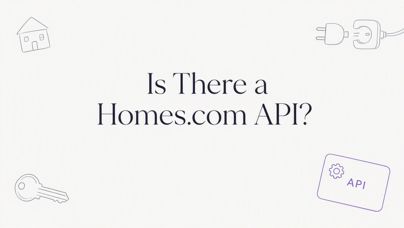 Is There a Homes.com API? How to Get Listing Data
