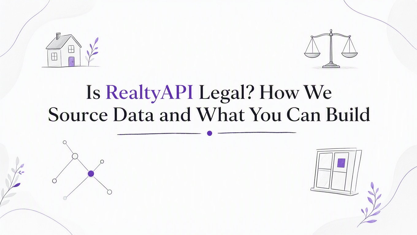 Is RealtyAPI Legal? How We Source Data and What You Can Build