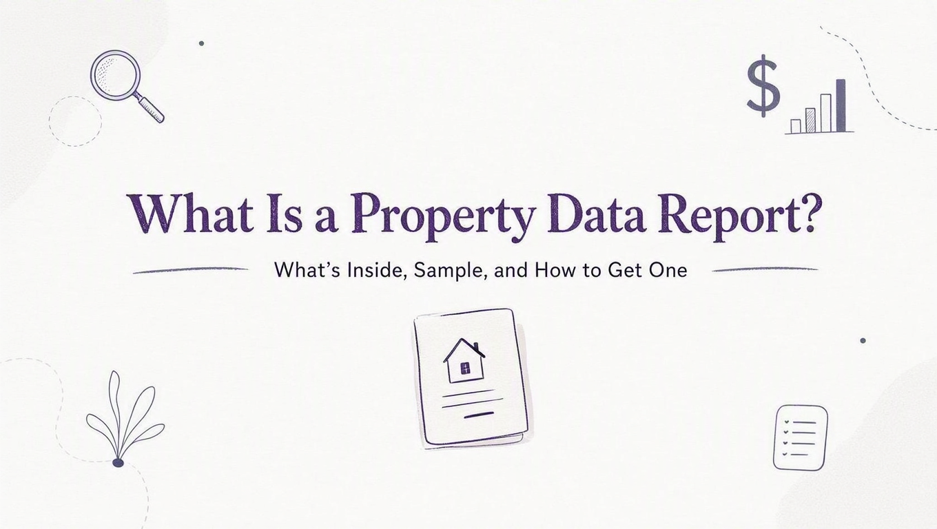 What Is a Property Data Report? What's Inside, Sample, and How to Get One
